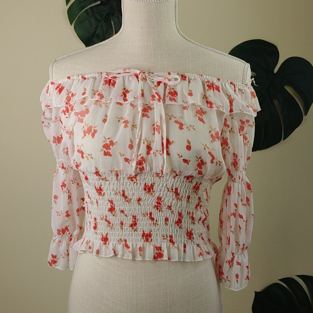 Nasty Gal floral top